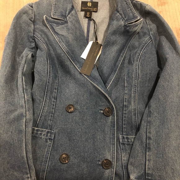 House of Harlow 1960 Blue Denim Jacket - Picture 4 of 4
